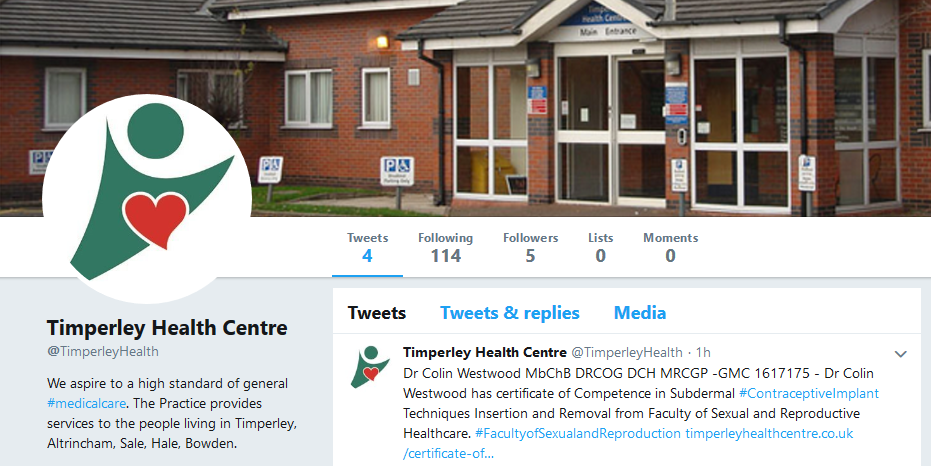 Dr Westwood Surgery on Twitter